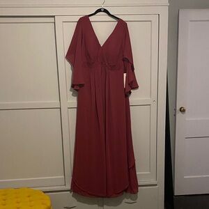 Elegant Women's Formal Plum Dress bridesmaid mother of bride